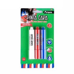 PINTA CARAS CHILENISIMO 3 COLORES TORRE