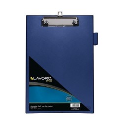 ANOTADOR SIMPLE PVC OFICIO AZUL LAVORO