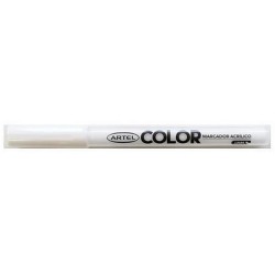 MARCADOR ACRILICO ARTEL 2MM BLANCO