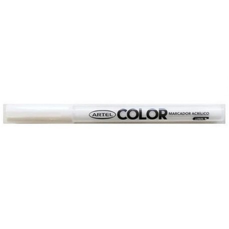 MARCADOR ACRILICO ARTEL 2MM BLANCO