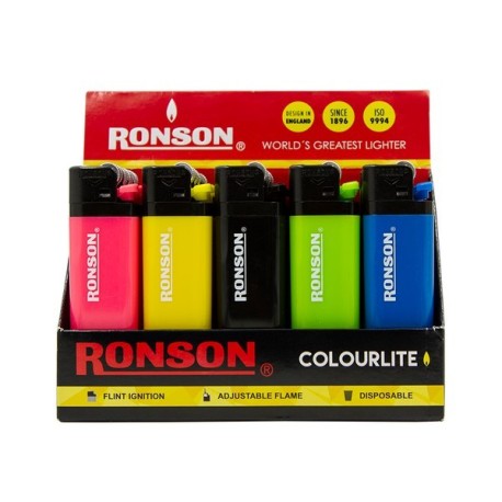 ENCENDEDOR DE BOLSILLO RONSON COLOURLITE SOL CHILE