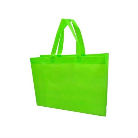 BOLSA TNT CON MANILLA CON FUELLE 25X35X10 CM MULI