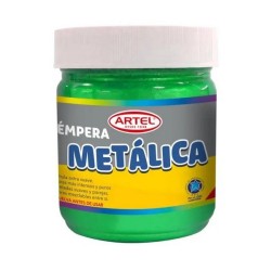 TEMPERA METALICA VERDE 100 ML ARTEL E6