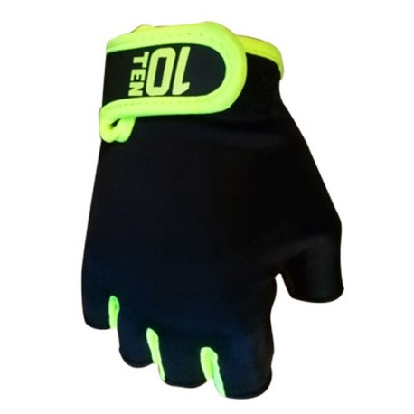 GUANTE 10TEN LYCRA BLACK-LIME M CICLO