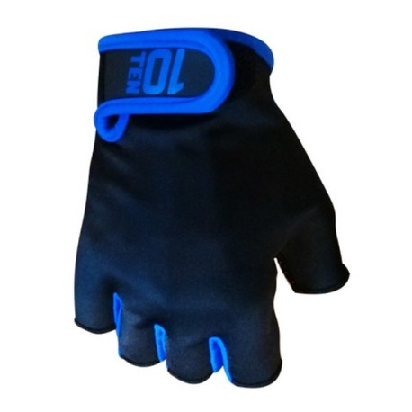 GUANTE 10TEN LYCRA BLACK-BLUE XL CICLO