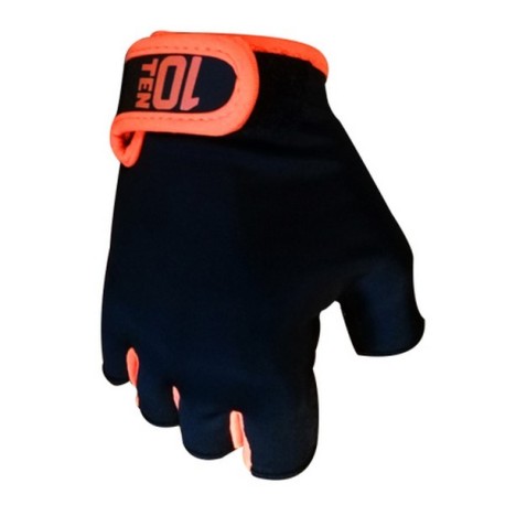 GUANTE 10TEN LYCRA BLACK-ORANGE M CICLO