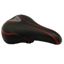 ASIENTO MTB MOD 1205B NEGRO LINEA ROJA MKR