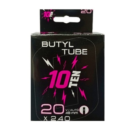 CAMARA 10TEN BUTYL 20 X 2.40 VALVULA DE AUTO 48MM CICLO