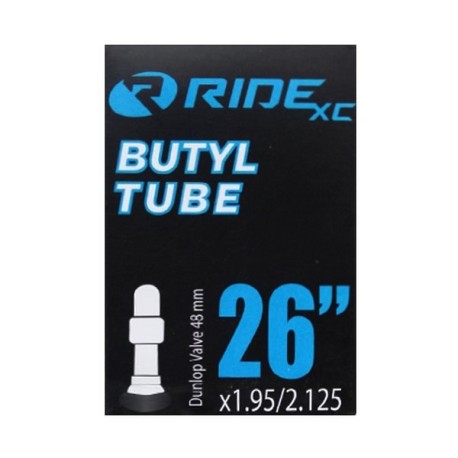 CAMARA RIDEXC BUTYL 26 X 1.95/2.125 VALVULA DUNLOP 48MM CICLO