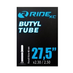 CAMARA RIDEXC BUTYL 27.5 X 2.30/2.50 V/F 48MM INCLUYE CUBRE LLANTA CICLO