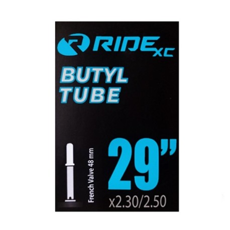 CAMARA RIDEXC BUTYL 29 X 2.30/2.50 V/F 48MM INCLUYE CUBRE LLANTA CICLO