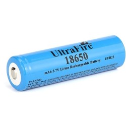 PILA RECARGABLE 18650 ULTRA FIRE AZUL 5800 MAH 3.7V YAFU