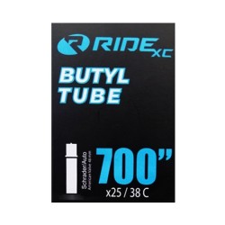 CAMARA RIDEXC BUTYL 700X25/38C V/A 48MM INCLUYE CUBRE LLANTA CICLO