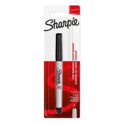 MARCADOR PERMANENTE ULTRA FINO SHARPIE NEGRO BLISTER X1 NEWELL