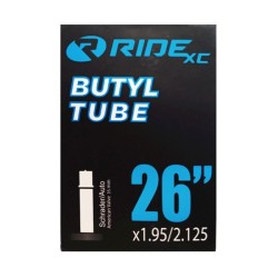 CAMARA RIDEXC BUTYL 26 X 1.95/2.125 VALVULA DE AUTO 35MM INCLUYE CUBRE LLANTA CICLO