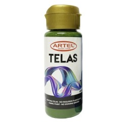 PINTURA TELA VERDE OLIVA FRASCO 60 ML COLOR 56 E4