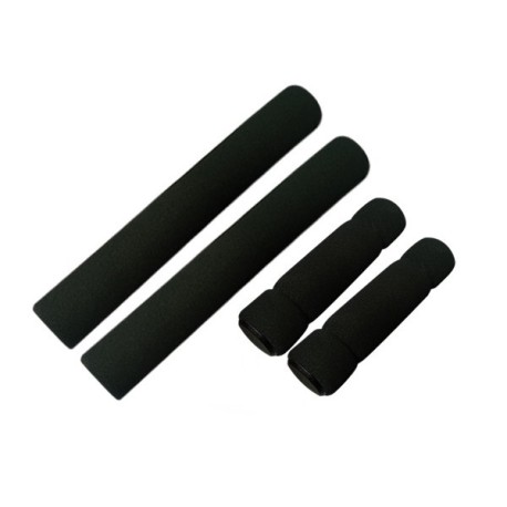 PUÑO SET CUBRE MANUBRIO ESPONJA 125MM/220MM BLACK CICLO