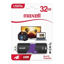 PENDRIVE MAXELL FLIX RETRACTIL 3.0 32GB SOL